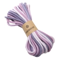 Cordino in cotone sfumato viola per la creazione di gioielli DIY e cinturini per telefoni - 10 Metri/Borsa / 11# Sistema Viola Bianco