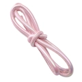 6mm laser pink iridescent PU leather cord with metallic finish for DIY jewelry crafts - Bicolor Leather Cord / 6mm / Light Pink Series