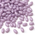 Pastel lavender glass beads with glossy finish for handmade DIY jewelry bracelets - 4x7mm (Aperture Approx 1mm) / Purple