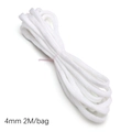 Luminous 4mm white 7-strand nylon paracord for DIY handmade jewelry crafts 2M bag - Approx 4mm 2M/bag / White