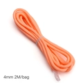 4mm diameter orange luminous nylon paracord 2m length for DIY jewelry making - Approx 4mm 2M/bag / Orange
