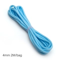 Luminous 4mm light blue nylon cord for DIY jewelry bracelets and necklace weaving - Approx 4mm 2M/bag / Blue