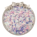 Paillettes laser iridescenti a forma di cuore e stella per orecchini fai-da-te - Paillettes Forme Miste / 20g/Confezione (3-6mm) / Viola