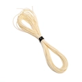 Cordón encerado blanco crema de 0,8-1,5mm para fabricación de joyas DIY y tejido a mano - 0.8mm 10 Metros/Paquete / Blanco Roto