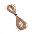 Cordón encerado caqui para creación de joyas DIY, ideal para pulseras y collares hechos mano - 0.8mm 10 Metros/Paquete / Caqui