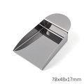 Polished stainless steel tray accessory 78x48x17mm for DIY jewelry making - Steel Color One Per Pack / Small Shovel with Ears