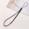 Zwart geweven polyester polskoord met plastic gesp voor DIY sieraden en telefoons - 17.5cm / Zwart (Verpakking van 10)
