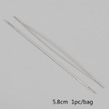 5.8cm stainless steel beading needle detail for DIY jewelry making and threading - Big Eye Beading Needle 5.8cm