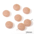 Pink glass butterfly beads with golden mandala pattern and 14mm size for DIY - Eight-Pointed Star
