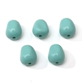 Perline in acrilico verde chiaro a forma di mais per gioielli fai-da-te e bracciali - Blu-Verde