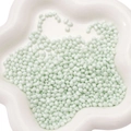 Perline di vetro irregolari verde chiaro con finitura perlata per gioielli fai da te - Circa 2-6mm Senza Foro 30g/Confezione (Circa 450 Pezzi) / Verde