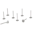 Silver stainless steel flat head earring posts for DIY jewelry making accessories - Silver / 4x12mm (100 Pieces/Pack)