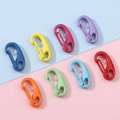 Colorful alloy spring lobster clasps in eight vibrant finishes for DIY jewelry making - 10 Pieces/Pack (12x25mm) / Random Mixed Colors