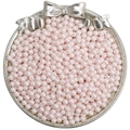 Pale pink 4mm glass pearl round beads for DIY jewelry making in a silver tray - 4mm 10g/pack Approx 100pcs / Light Pink