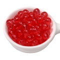 Vibrant translucent red round glass beads for DIY jewelry and handicraft making - 8mm Red (Hole Approx 1.5mm) - 30 Pieces/Pack