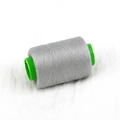 Singolo rotolo di filo da cucito in poliestere grigio su anima in plastica verde - Circa 300m (1 Pezzo/Confezione) / N. 4 Grigio Chiaro