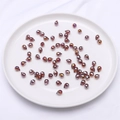 Perles gouttes en cristal de verre facetté avec revêtement AB iridescent pour bijoux DIY - 9x8mm (Trou 1mm, 10 Pièces/Paquet) / Violet Café