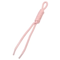 DIY hellrosa Polyester-Paracord mit Kunststoffspitzen für handgemachten Schmuckzubehör - einfarbig / 1 Stück / Rosa