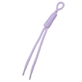 Hellviolette Polyester Paracord Kordel mit Romaknoten für DIY-Schmuckherstellung - einfarbig / 1 Stück / Helllila