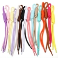 16er-Set bunte Paracord-Schnüre aus Polyester für DIY-Armbänder und Halsketten - einfarbig / 5er Set / Zufällige Mischfarben