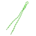 Neongrünes Paracord mit schwarzen Punkten für handgefertigten Schmuck und Zubehörteile - Regenbogen / 1 Stück / Fluoreszierendes Grün