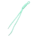 Minzgrüne geflochtene Polyester-Paracord mit dekorativem Römischen Knoten und Spitzen - Regenbogen / 1 Stück / Cyan