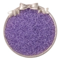 Perles de rocaille en verre violet clair transparent dans un plateau pour bijoux DIY - Mauve Clair