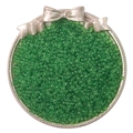 Perles de rocaille en verre vert transparent pour la création de bijoux DIY en plateau - Vert Fruit