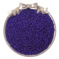 Perles de rocaille en verre bleu foncé translucide 2mm pour création de bijoux DIY - Bleu Royal