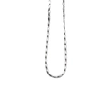Minimalist S925 sterling silver oval link chain necklace for women in silver finish - Minimalist Oval Link Chain (DQ0953N)