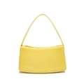 Bolso de hombro para mujer en amarillo brillante con diseño minimalista de axila - Amarillo
