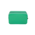 Vibrant green glitter cosmetic bag with high-quality waterproof zipper closure - Large / Glitter Green