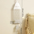 Star and moon hollow mirror acrylic lantern wall decor set of two for home - Mirror Hollow Lantern (MS9860)