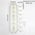 Bohemian wooden oval chakra shelf set with laser engraved symbols for wall decor - DIY Chakra Hanging Components (ms11666)