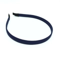 Detalle de la diadema de tela azul oscuro con puntas negras protectoras para mayor comodidad - Azul