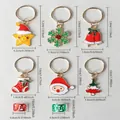 Christmas hair charm set with sizes for star, bell, Santa, and tree pendants - Christmas Theme Multi Color Style