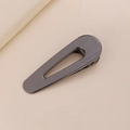 Fermaglio per capelli a goccia vuoto in metallo canna di fucile per accessori fai-da-te - Canna di Fucile (D3525)