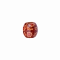 Gros plan de perles en bois brun-rouge à motifs pour accessoires de cheveux DIY - Style Floral Brun Rouge (1#)