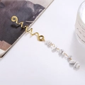 Long Style White Marble Pattern
