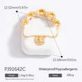Mini ciondolo a borsa in smalto bianco con manico dorato per collane e bracciali - Ciondolo a Forma di Borsa Bianca (PJ91642C)