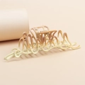 Grande molletta per capelli sfumata con design a onde per acconciature di capelli folti - Sfumato
