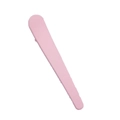 Pinza para el pelo minimalista en acrílico rosa mate con diseño elegante de lágrima - Rosa (C5136)