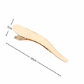 Pince à cheveux dorée en alliage pour queue de cheval, grand modèle bec de canard 30cm - Grand / Doré