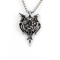 Collana con ciondolo spada vichinga vintage da uomo in acciaio inox con motivi nordici - Spada (Spada + Catena in Acciaio Inossidabile)