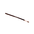 Minimalist black enamel hair clip with light gold metallic edging for daily styling - Short Brown Single Piece (E6526)