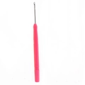 Crochet à manche rose pour extensions de dreadlocks et tressage de cheveux - Crochet à Poignée Plastique Rose Vif (#4 E8524)