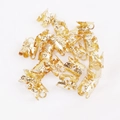 Goldenes Schmetterlings Haarring-Set für Dreadlocks und Pferdeschwanz Haarschmuck - Gold