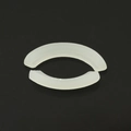 Macro view of two translucent silicone fixing waxes for hip-hop braces on black surface - Top Eight Bottom Eight Gum Set