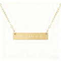 Macro view of gold-plated bar pendant featuring Micah 6:8 scripture engraving - Micah 6:8 Style