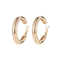 Orecchini a cerchio dorati spessi da donna con un design rotondo e minimalista - Oro (A2234)